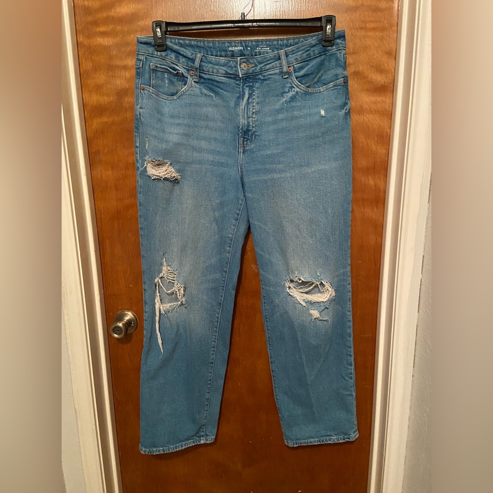 Old Navy OG Loose Distressed Jeans